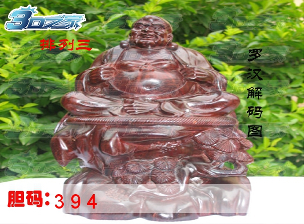 排列三2022216期:罗汉解码图