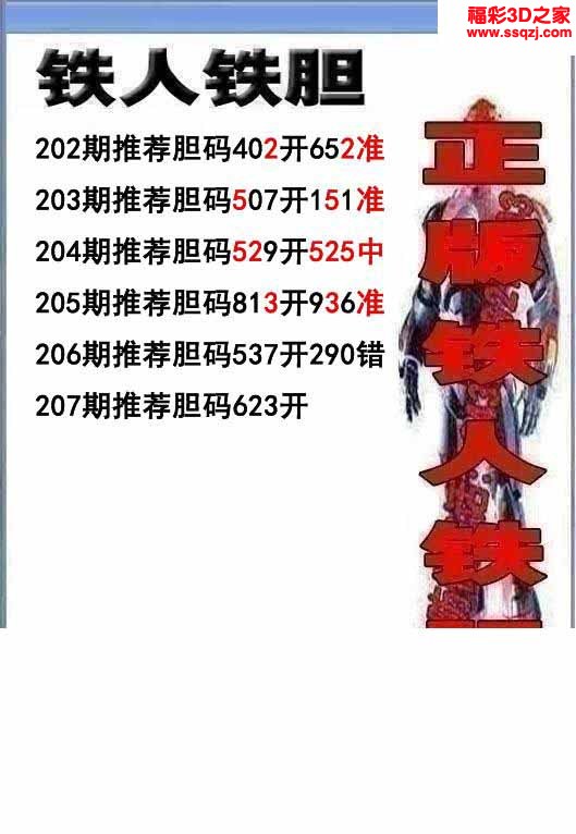 3d2022207期铁人双胆