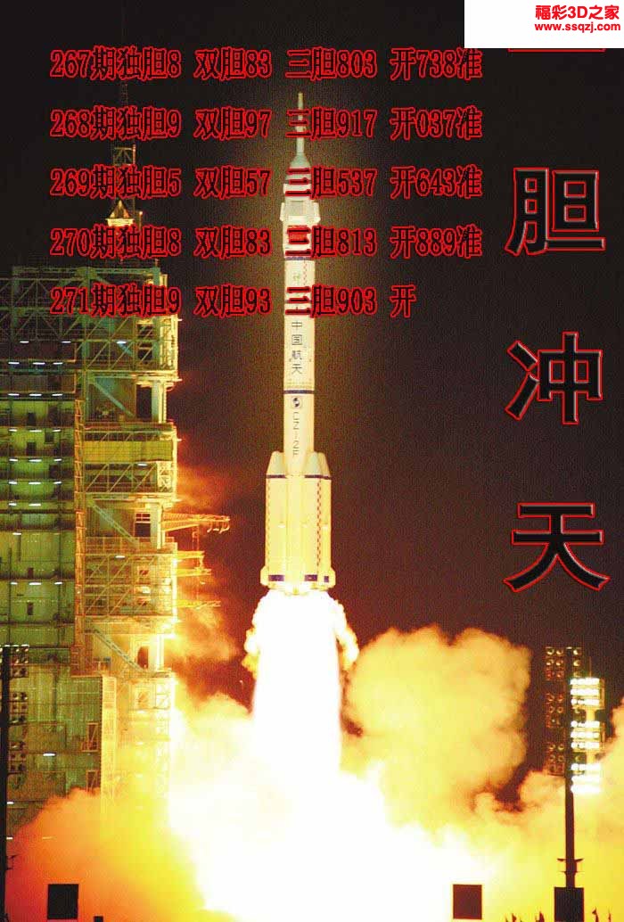 3d2022271期一胆冲天独胆 4连中