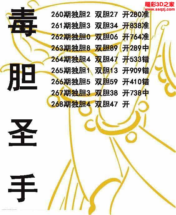 3d2022268期毒胆圣手 中38