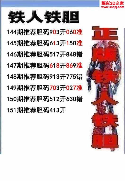 3d2022151期铁人双胆