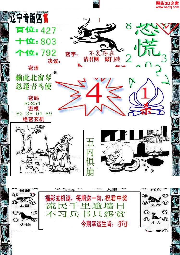 3d2022294期辽宁专版彩报4