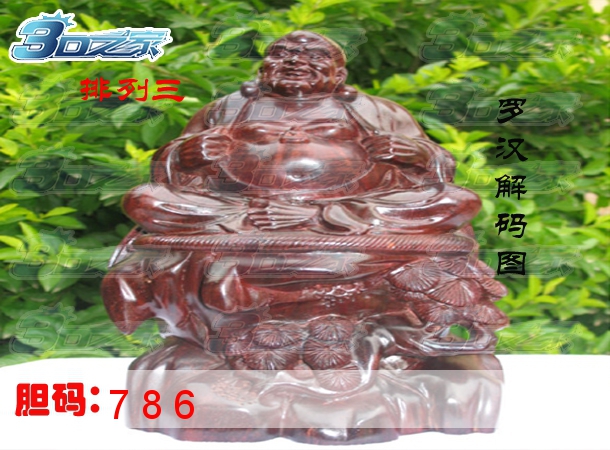 排列三2023322期:罗汉解码图