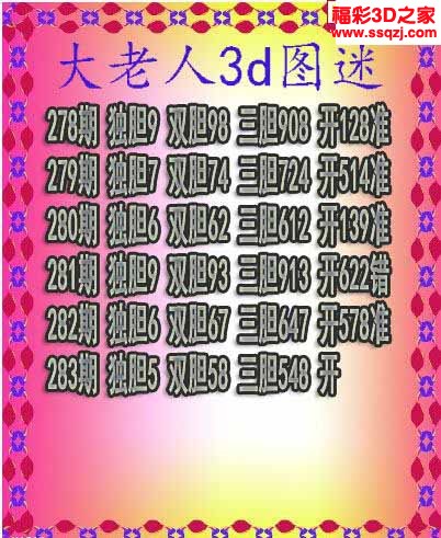 3d2022283期太上老君独胆图 中7