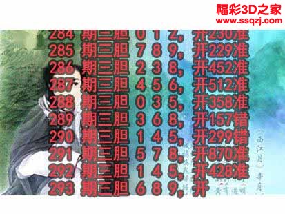 3d2022293期神仙姐姐独胆 连中