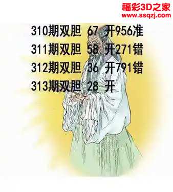 3d2023313期布衣天下双胆