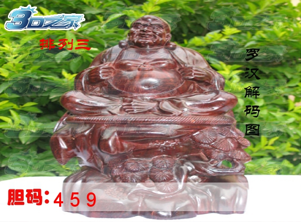 排列三2024007期:罗汉解码图