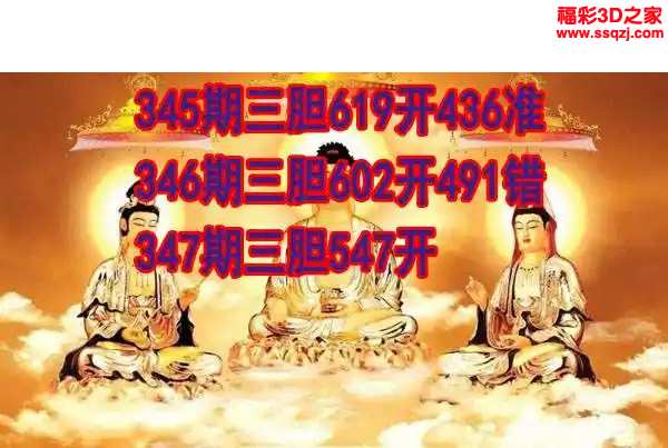 3d2023347期丹东双胆王