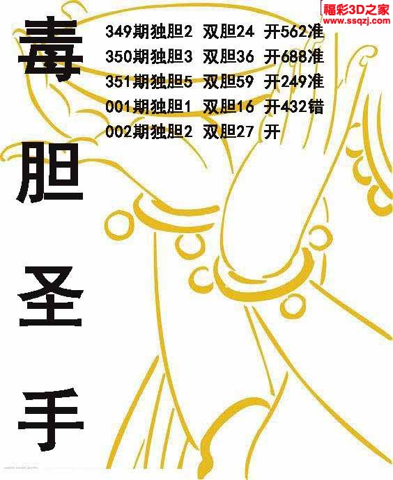 3d2023002期毒胆圣手
