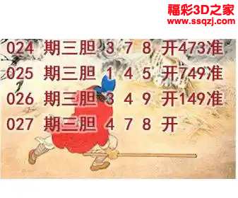 3d2024027期打虎英雄图谜 3连中