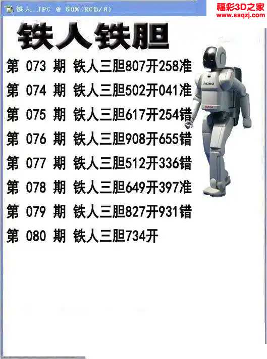 3d2024080期铁人铁胆