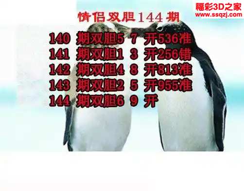 3d2024144期情侣双胆 连中