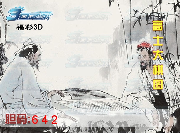 3D2023029期:高士下棋图