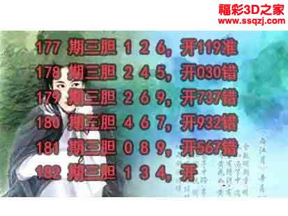 3d2023182期神仙姐姐独胆