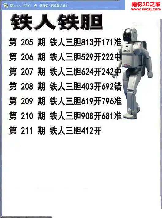 3d2023211期铁人铁胆 连中
