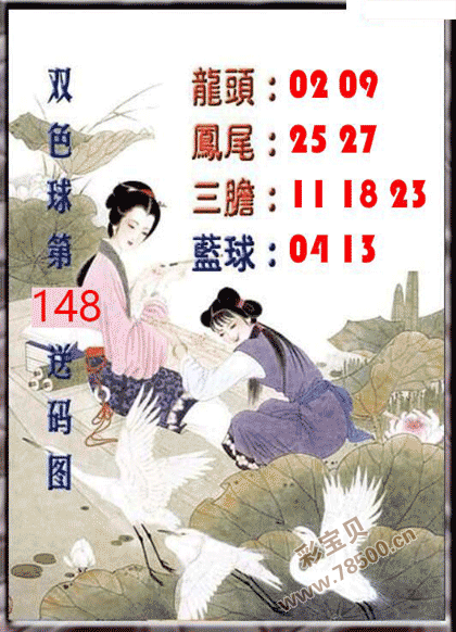 2021148期双色球红球送码图谜