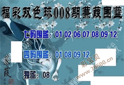 2022008期双色球蒹葭围蓝图谜