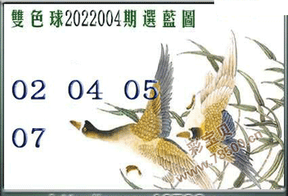 双色球2022004期选蓝图
