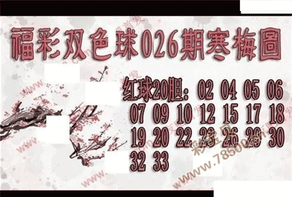 双色球2022026期寒梅图谜