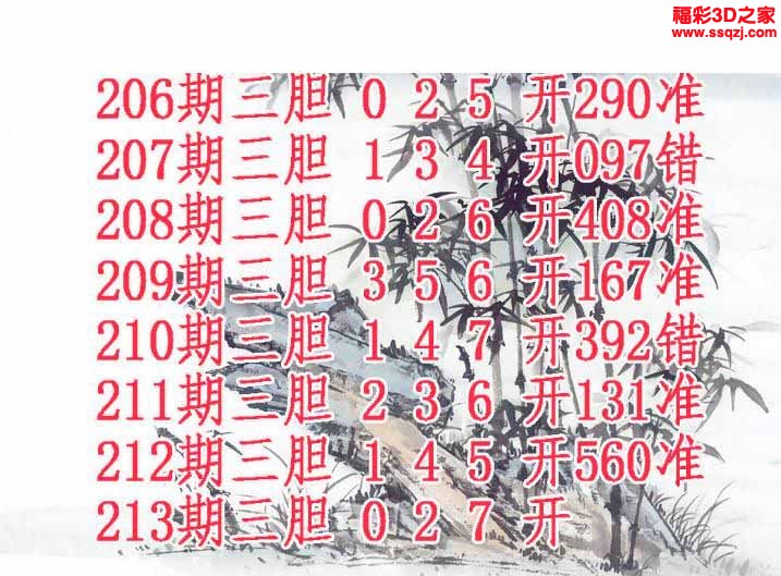 3d2022213期紫竹双胆 连中