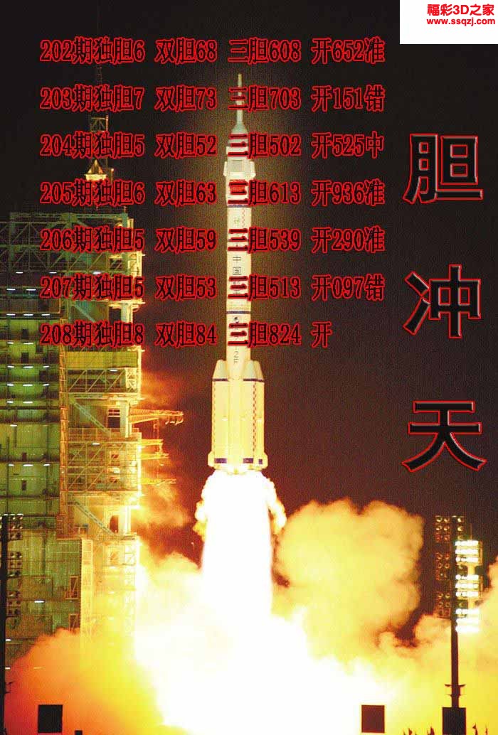 3d2022208期一胆冲天独胆