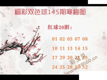 双色球2021145期寒梅图谜