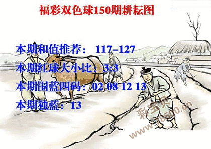 第2021150期福彩双色球耕耘图谜