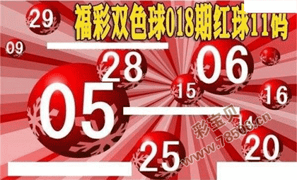 22018期福彩双色球红球11码大底图谜