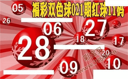 22021期福彩双色球红球11码大底图谜