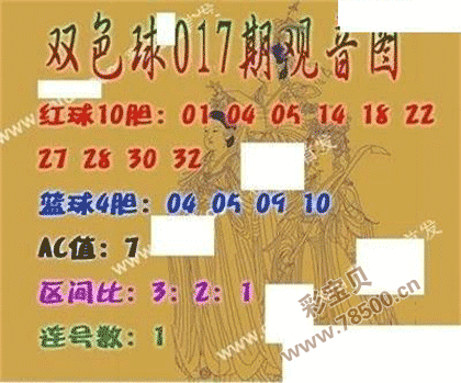 2022017期彩票双色球观音图谜