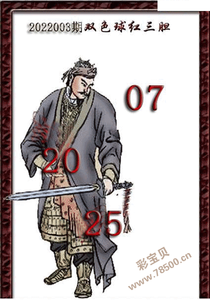 双色球第21150期红球三胆图谜