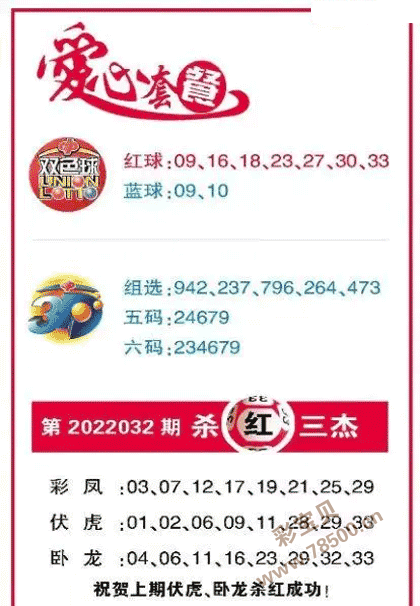 032期双色球全国联销图杀三红