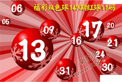 21147期福彩双色球红球11码大底图谜