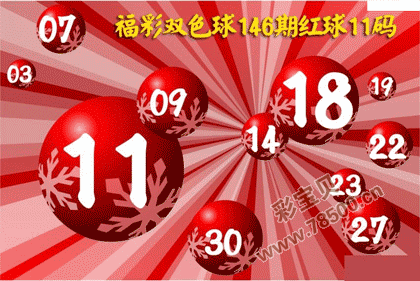 双色球第2021146期红球11码图谜