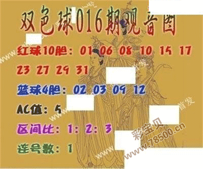 2022016期彩票双色球观音图谜