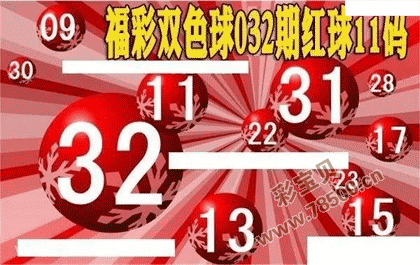 22032期福彩双色球红球11码大底图谜