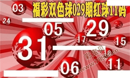 双色球第2022029期红球11码图谜