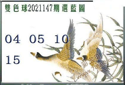 双色球2021147期选蓝图