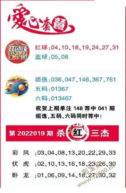 019期双色球全国联销图杀三红