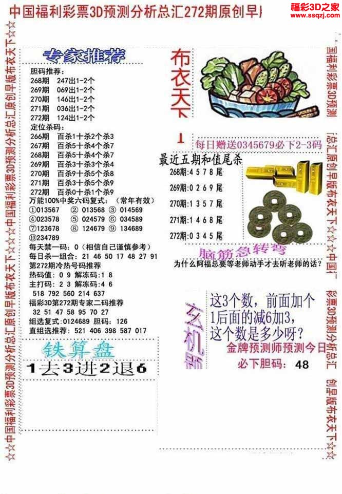 3d2022272期真精华会员布衣12