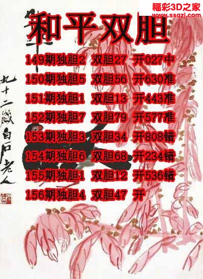 3d2022156期和平独胆王