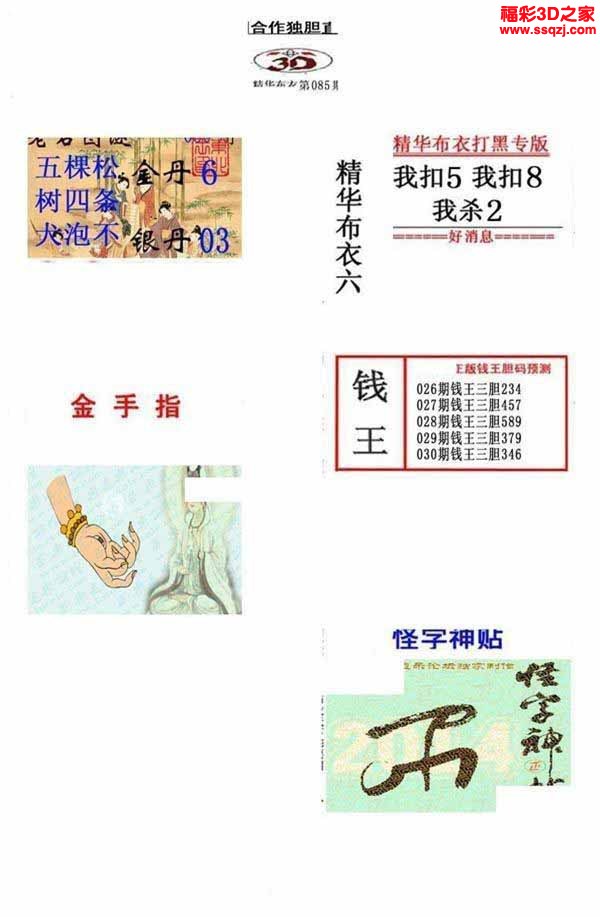 3d2023030期真精华布衣天下123456