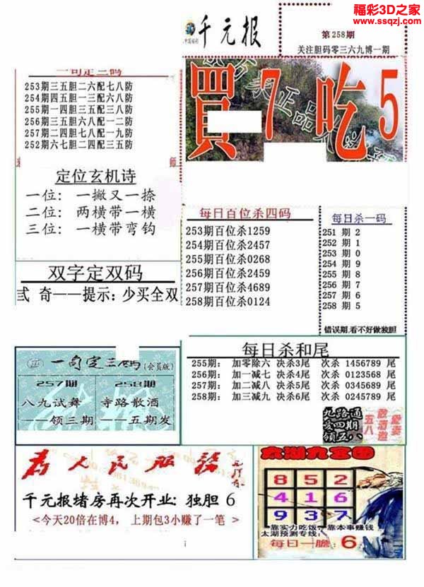 3d2022258期原始绝对布衣1234