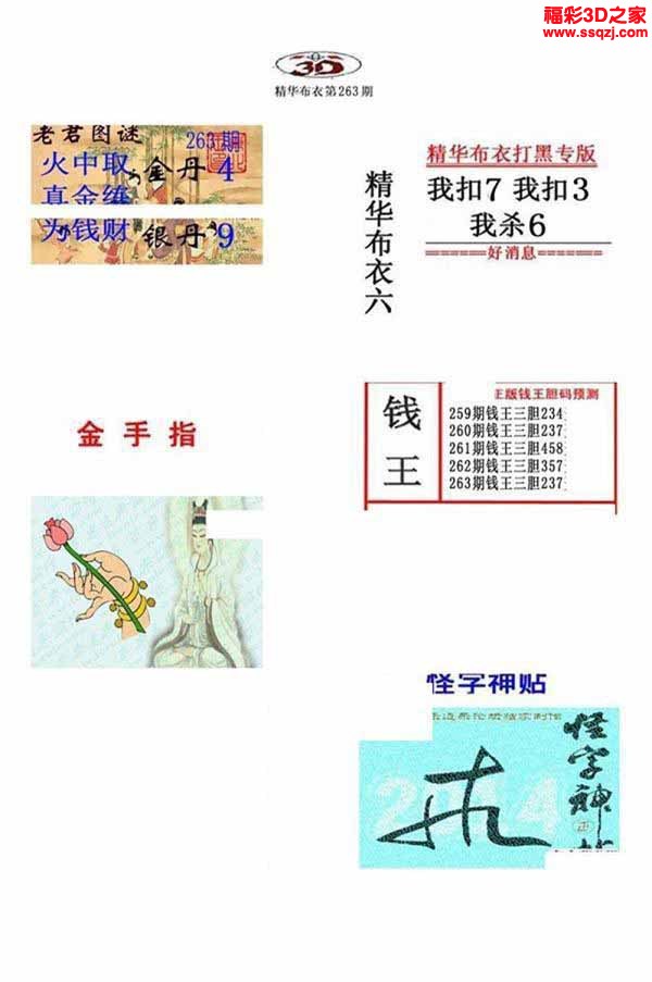 3d2022263期真精华布衣天下123456