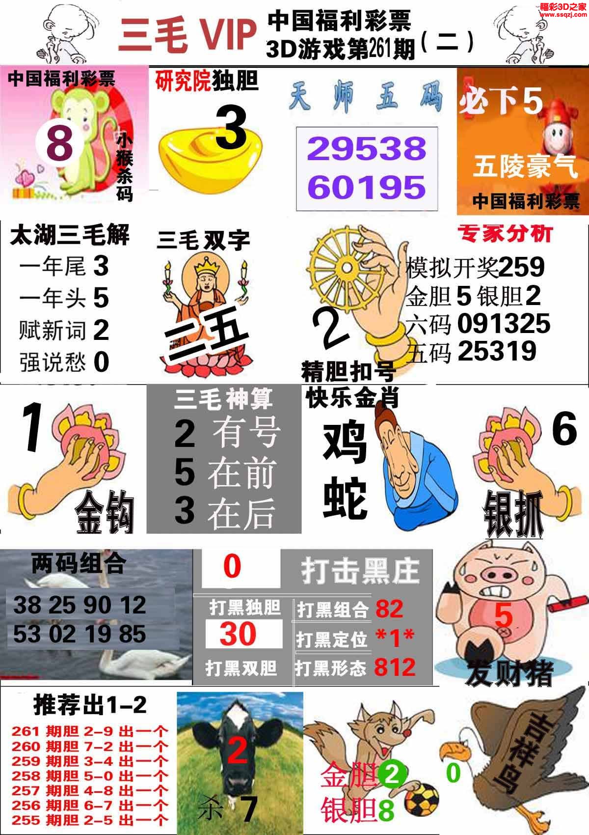 3d2022261期三毛图库第二版