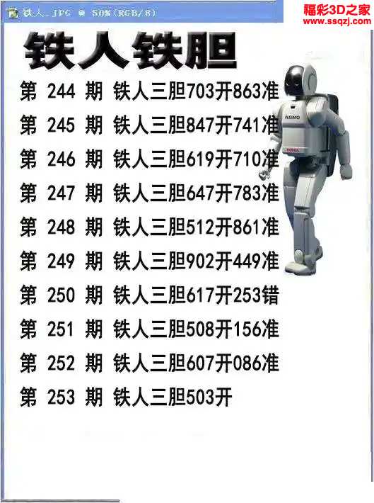 3d2024253期铁人铁胆 连中