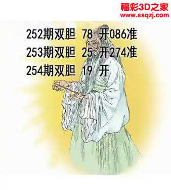 3d2024254期布衣天下双胆 连中